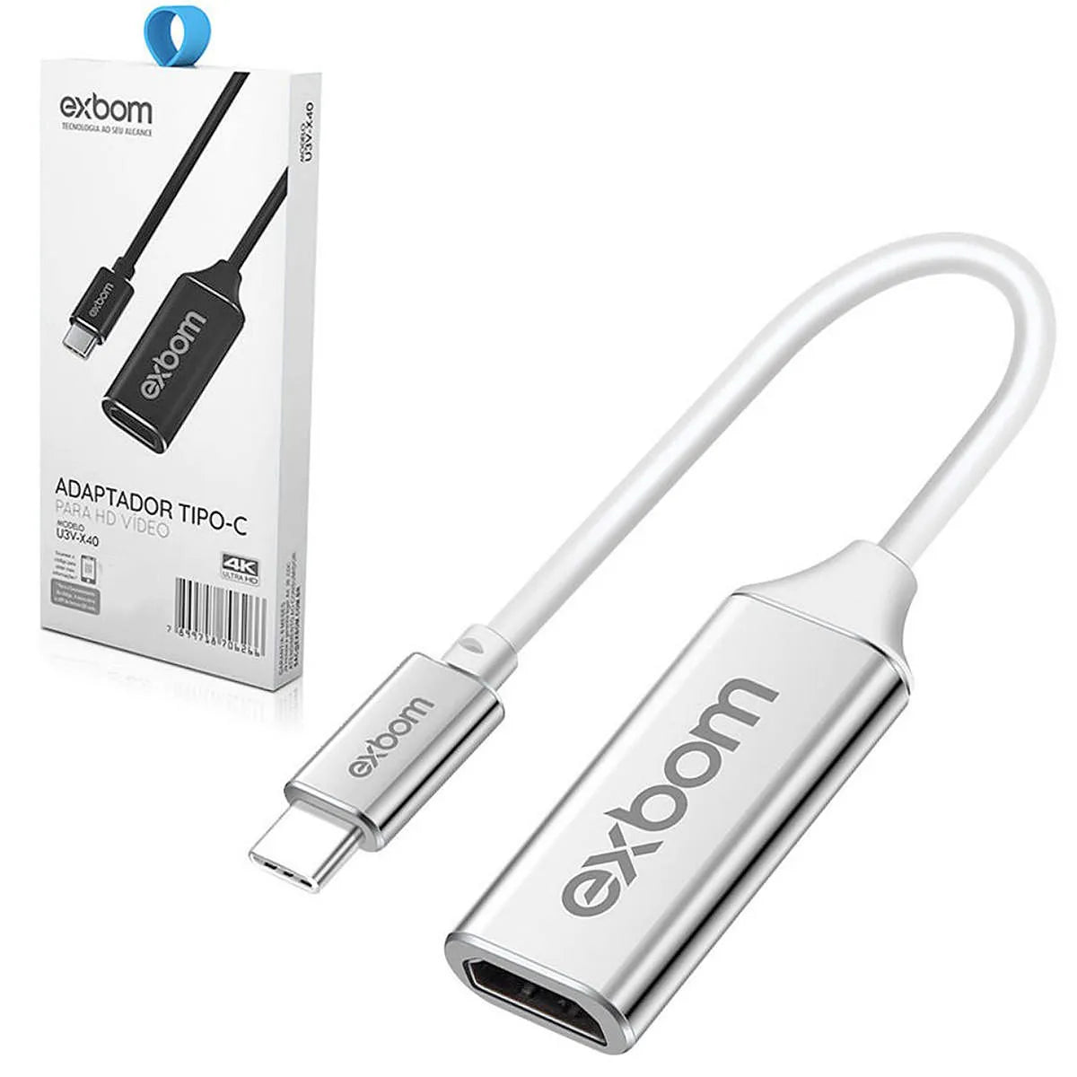 Adaptador de Vídeo Captura Tipo-C para HDMI fêmea 4K 03777 - U3V-X40