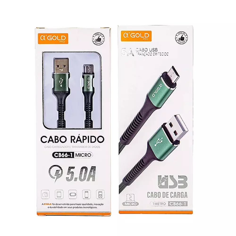 CABO V8 USB GOLD CB66-1