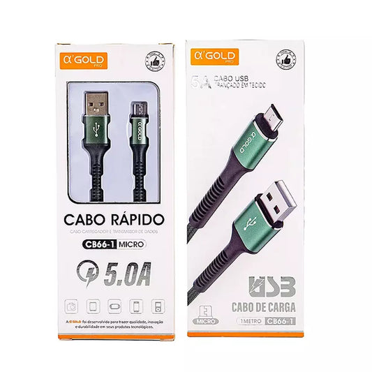 CABO V8 USB GOLD CB66-1