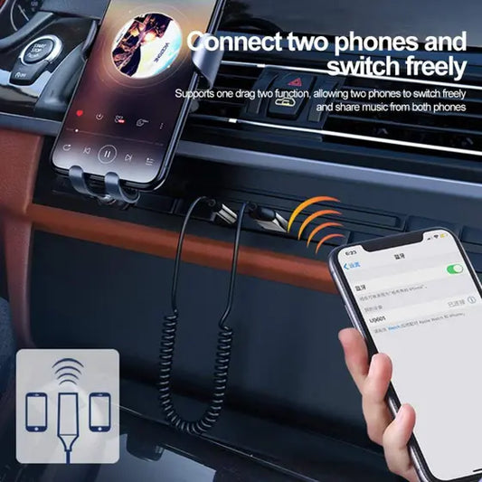 ADAPTADOR BLUETOOTH 5.3 VEICULAR USB P2 AGOLD CBA10