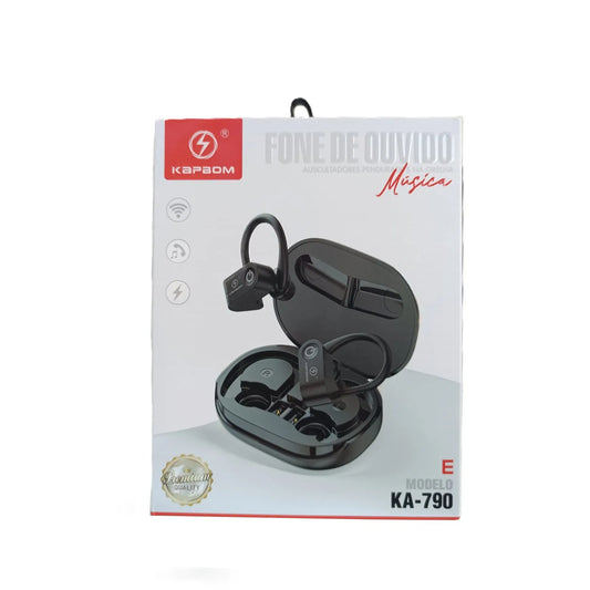 Fone de Ouvido Esportivo Bluetooth 5.2 KAPBOM KA-790