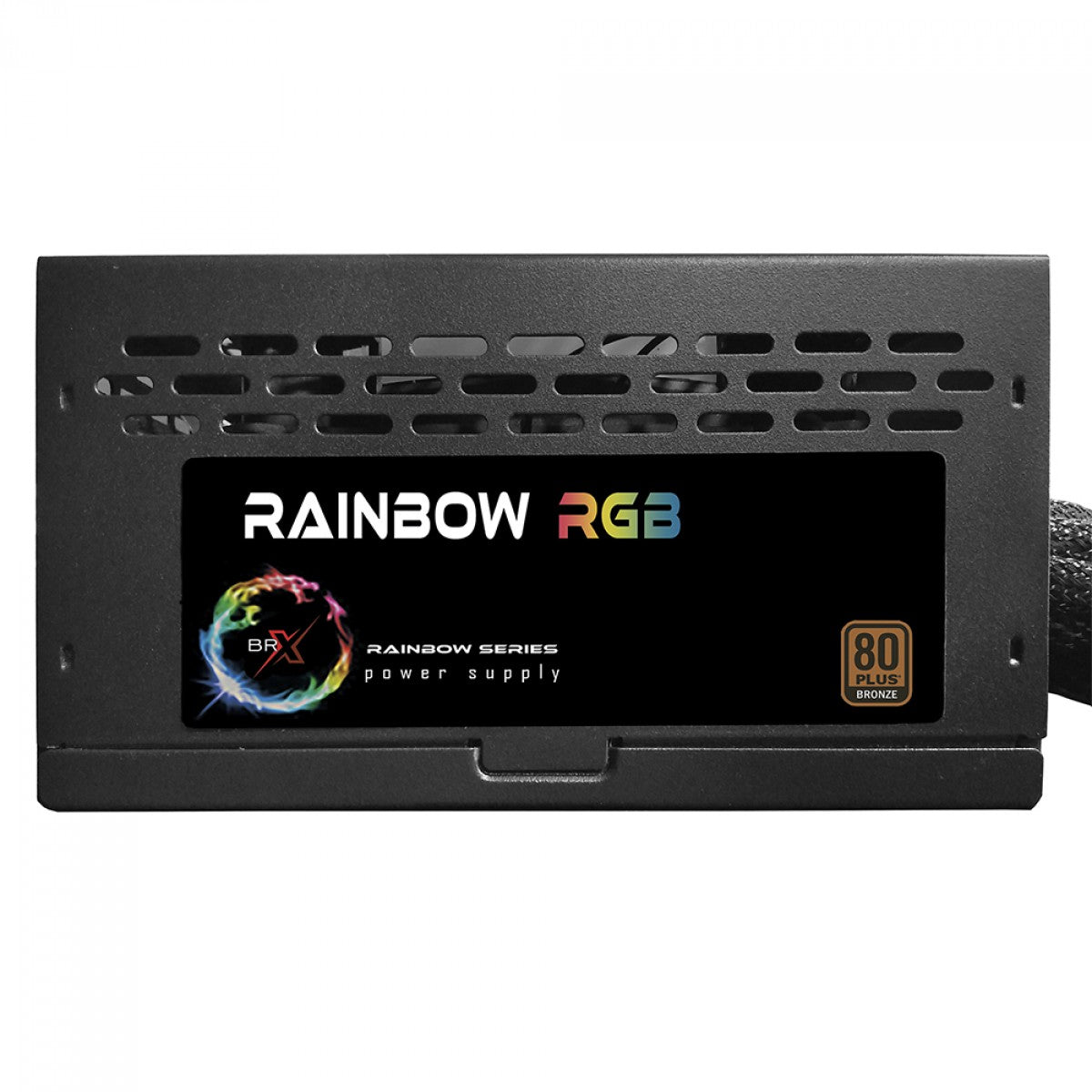Fonte BRX Rainbow RGB, 850W, 80 Plus Bronze, PFC Ativo, Bivolt Automatica
