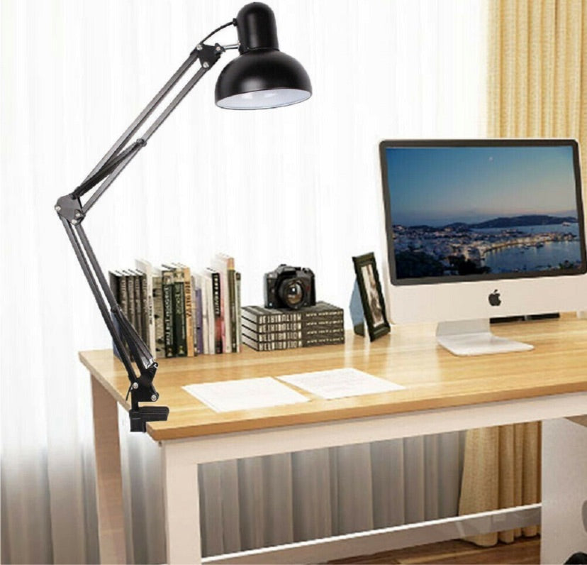 Luminária De Mesa Articulada Abajur Pixar Base Ou Garra