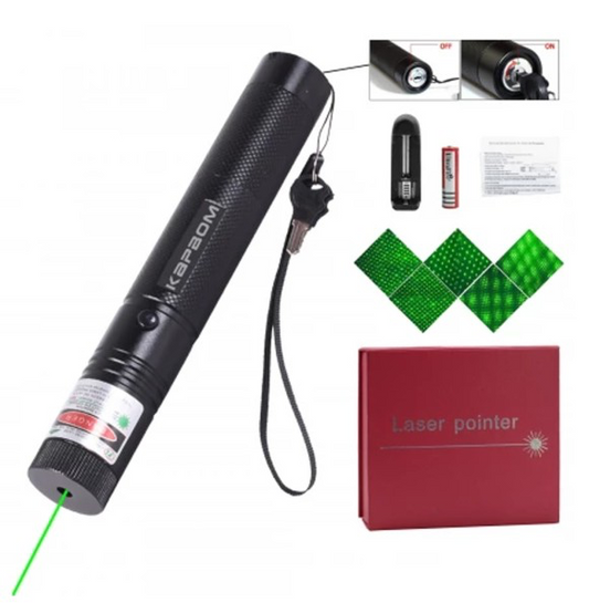 Caneta Laser Verde Ultra Forte Alcance A Prova D'agua