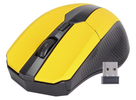 Mouse Sem Fio Wi-fi Gamer Pc Notebook Usb Óptico Anatômico