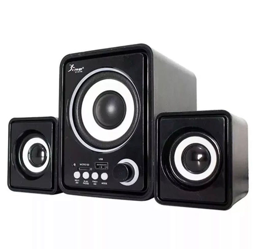 Caixa De Som Subwoofer 2.1 Para PC Via Bluetooth/Usb/Sd Marca Knup Modelo KP-6017BH