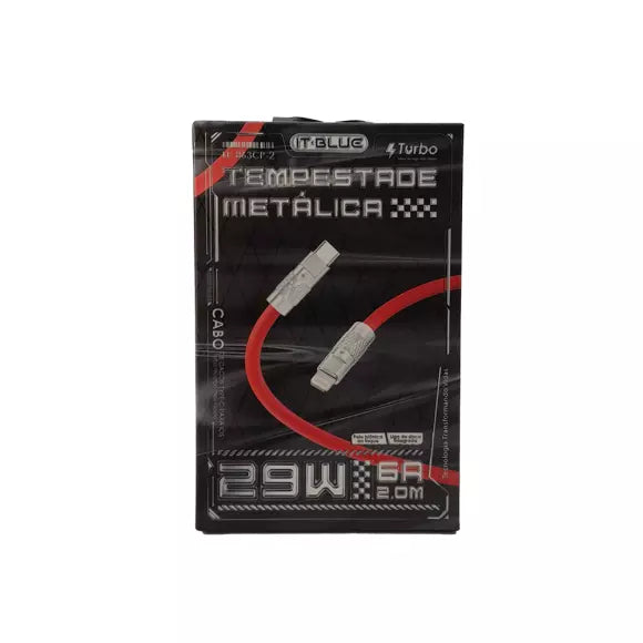 CABO IPHONE TIPO C 2 METROS 29W 6A LE863CP-2
