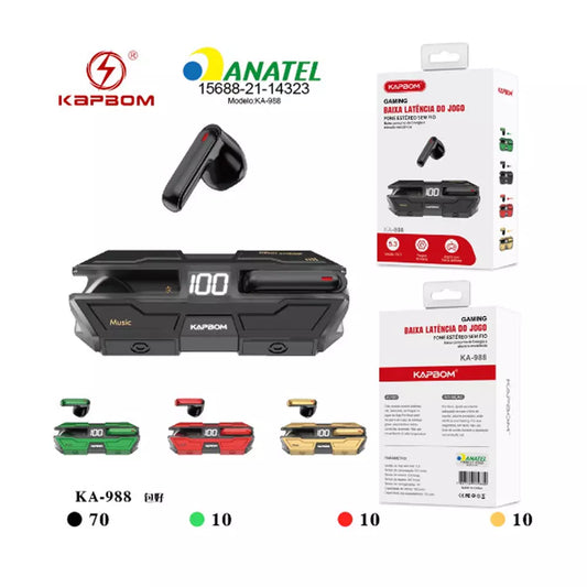 Fone de Ouvido Bluetooth 5.3 Sport KAPBOM - KA-990 SPORT