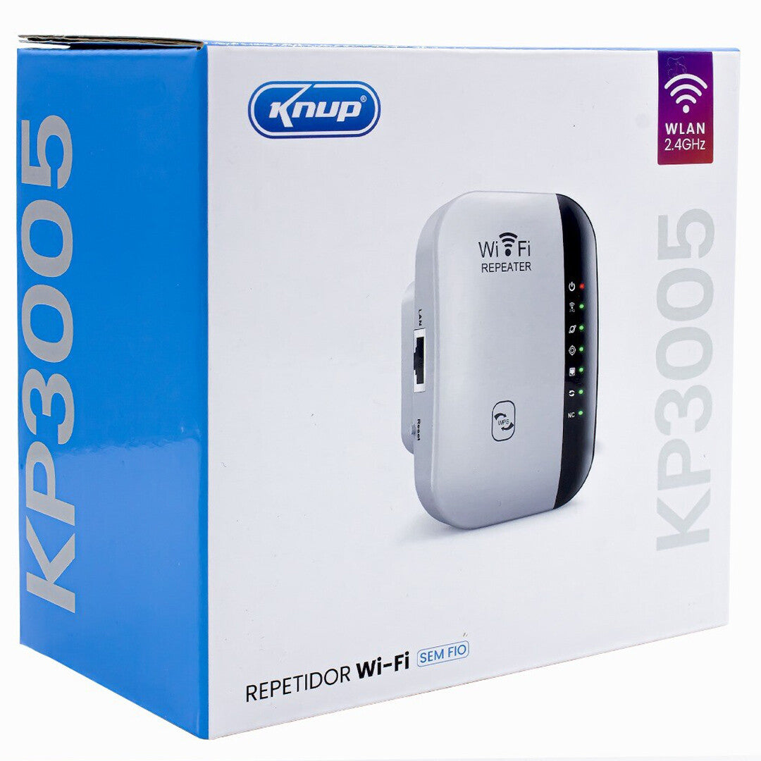 Repetidor de WIFI Wireless Sem fio 300M Knup KAX331
