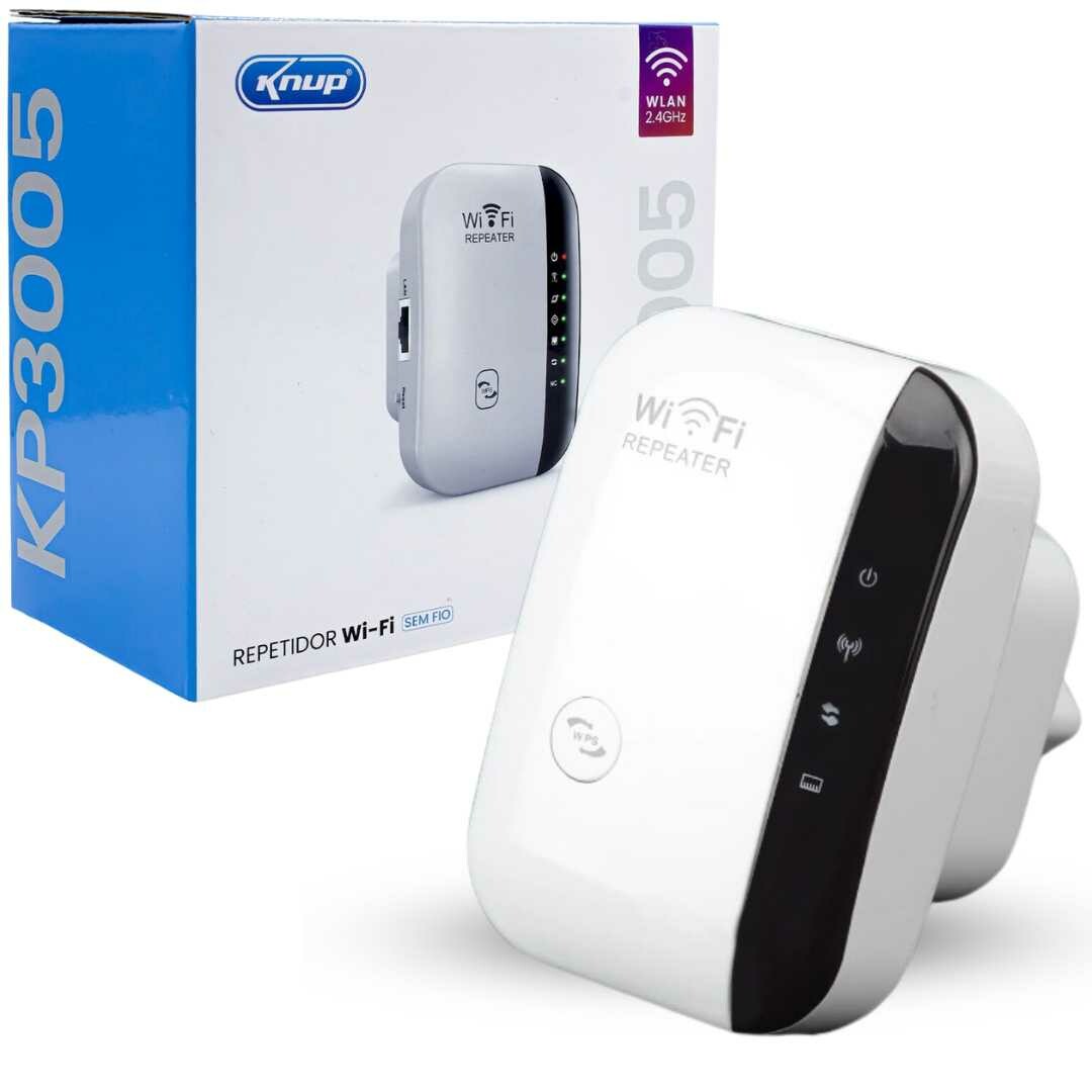 Repetidor de WIFI Wireless Sem fio 300M Knup KAX331