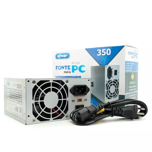 FONTE PC COMPUTADOR ATX 350W KNUP KP526