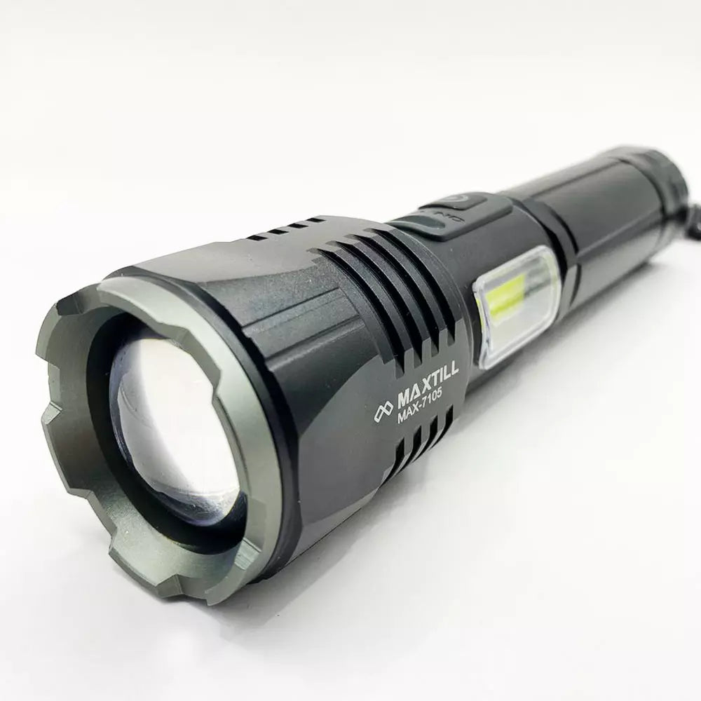 LANTERNA TATICA DE LED MAXTILL RECARREGAVEL MAX 7105