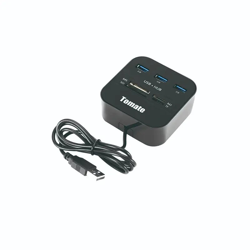 Leitor De Cartão Hub Usb2.0 Mst-008 C/7 Portas