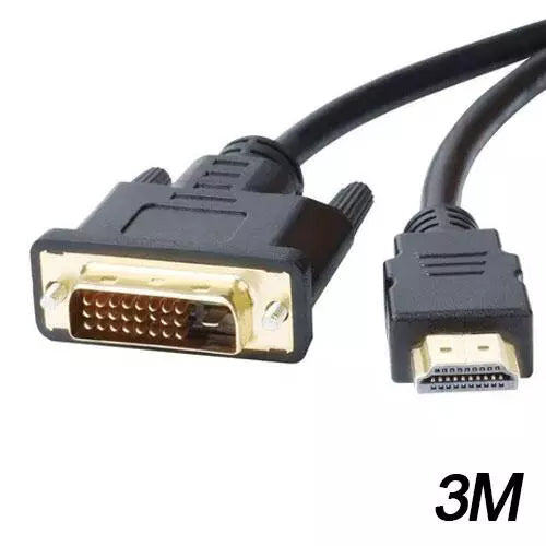 CABO DVI X HDMI LELONG 3 METROS LE6626-3