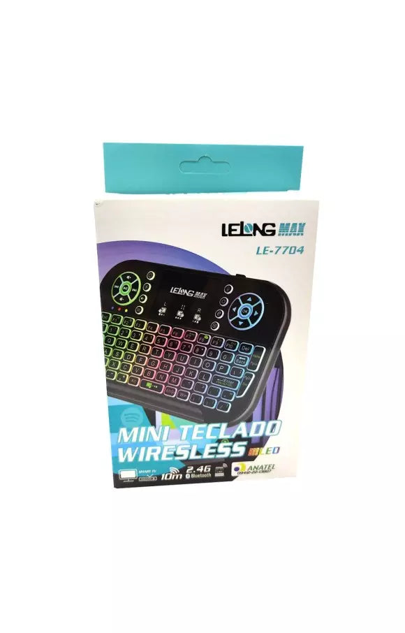 Mini Teclado Wireless Pc Android Tv Smart