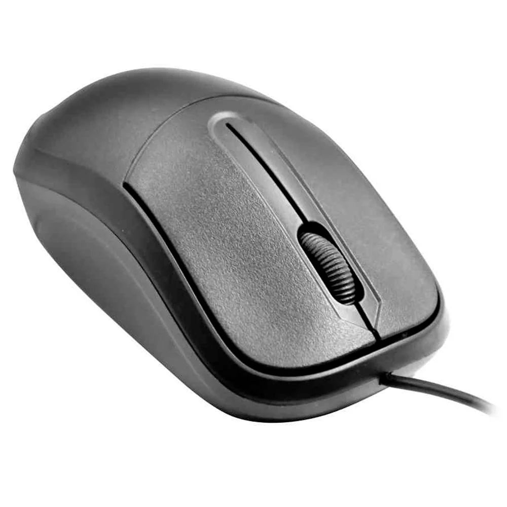 Mouse USB Óptico C3Tech MS-35BK Preto Ambidestro com 3 Botões