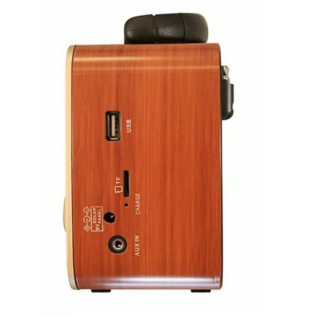 Rádio Retrô Am/Fm com Lanterna Bluetooth Usb Aux Recarregavel KA3199