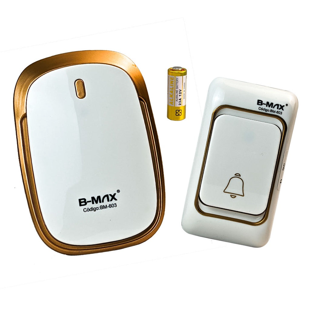 Campainha Externa Sem Fio Com Alcance De Ate 100M BM603