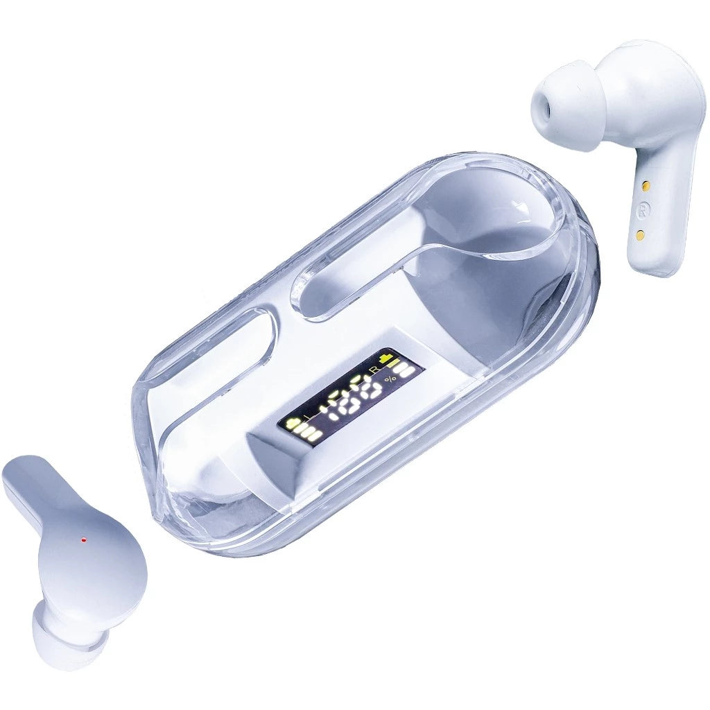 Fone De Ouvido Bluetooth Sem Fio In-Ear Wireless TWS Touch TWS20 - BRANCO