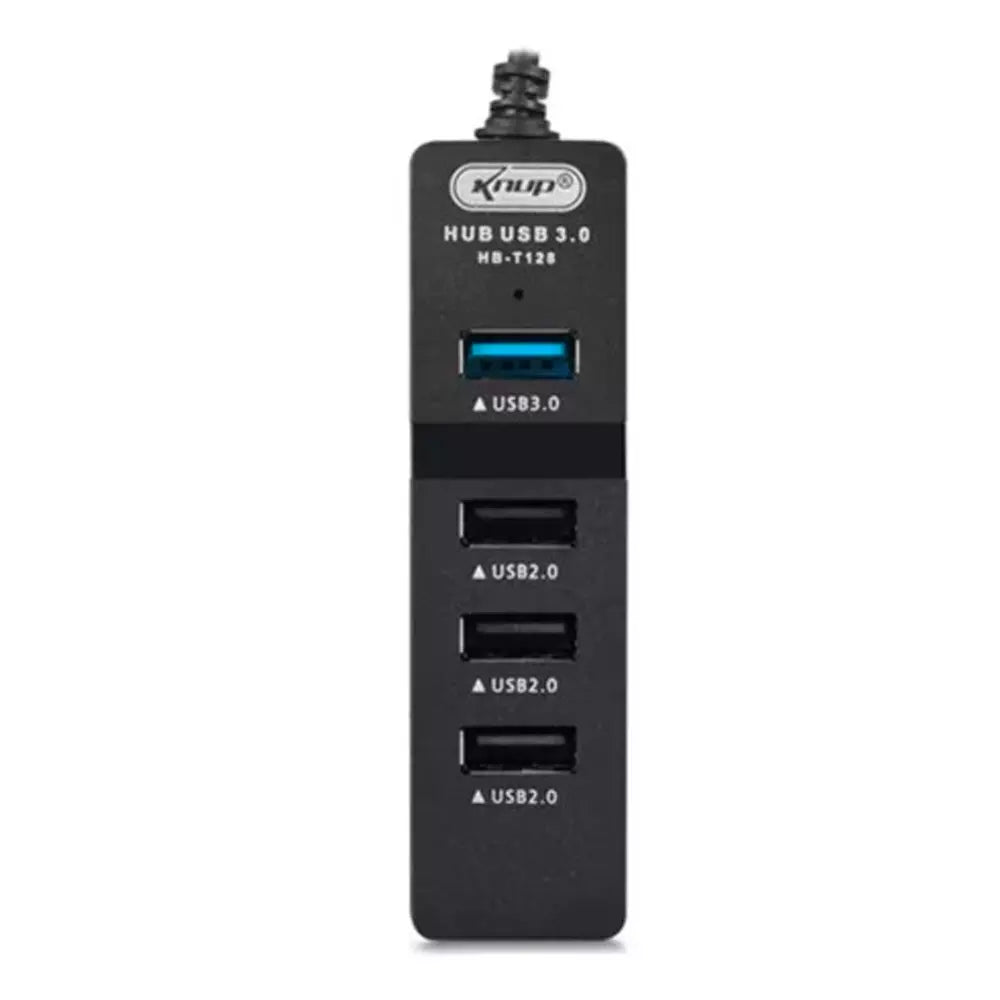 Hub Knup, USB 3.0 e USB 2.0, 4 Portas - hb-t128