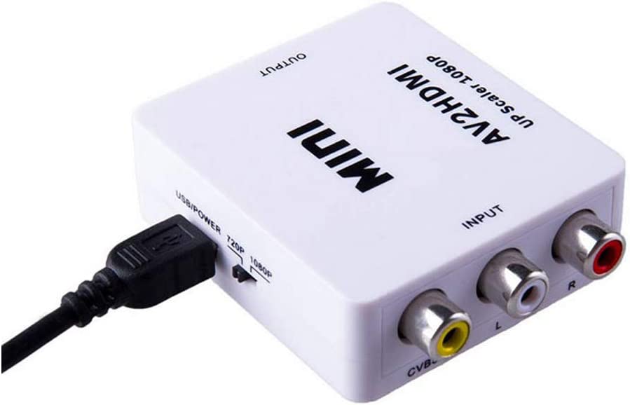 Adaptador Conversor AV RCA para HDMI Full HD mtv610