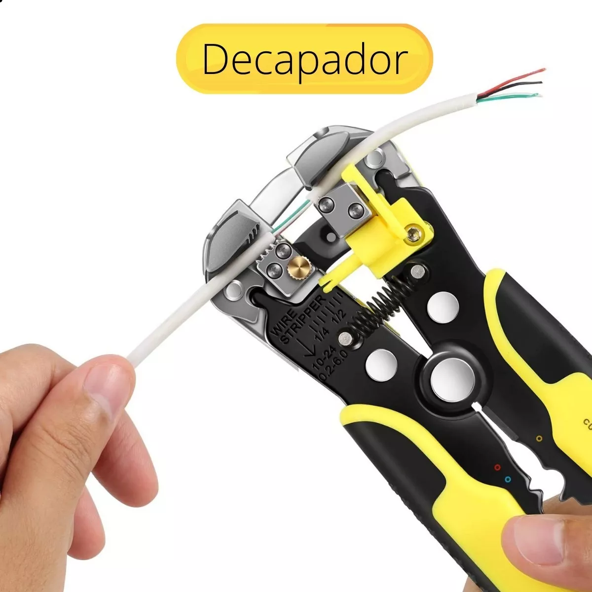 Alicate Desencapador E Crimpador Profissional Knup Reforçado