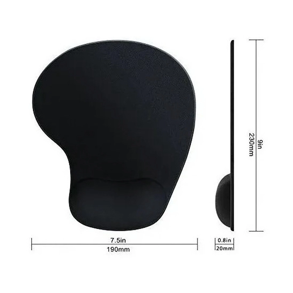 Mousepad Ergonômico Com Apoio Punho Pulso Gel Knup kps04