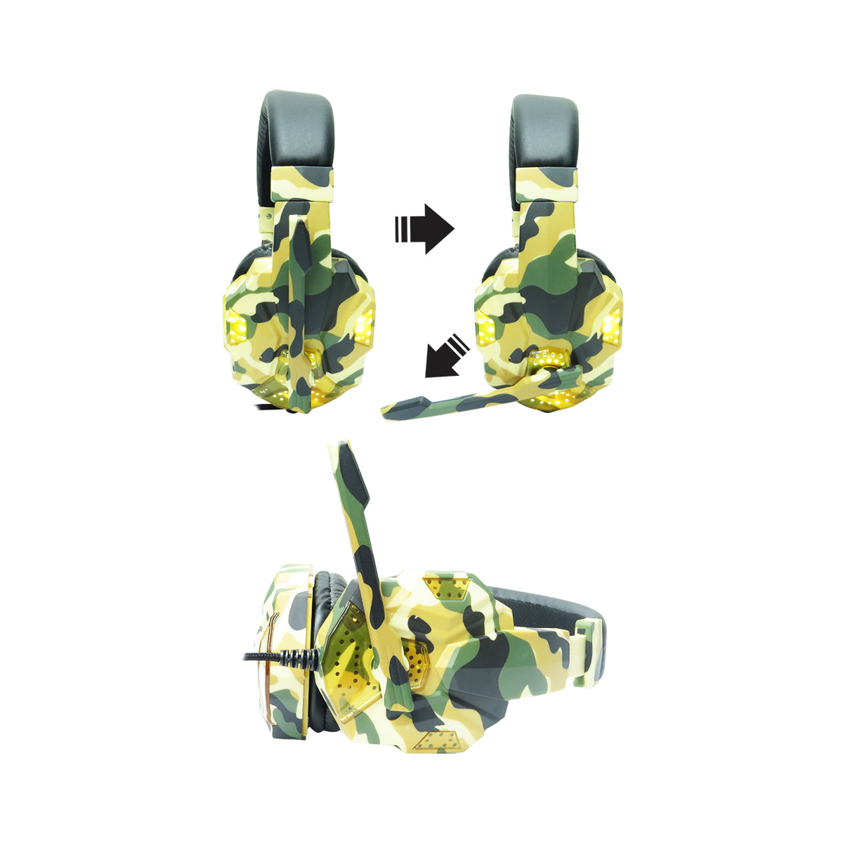 Fone de Ouvido Headset Gamer com Led (USB + P2) BM218 - B-Max