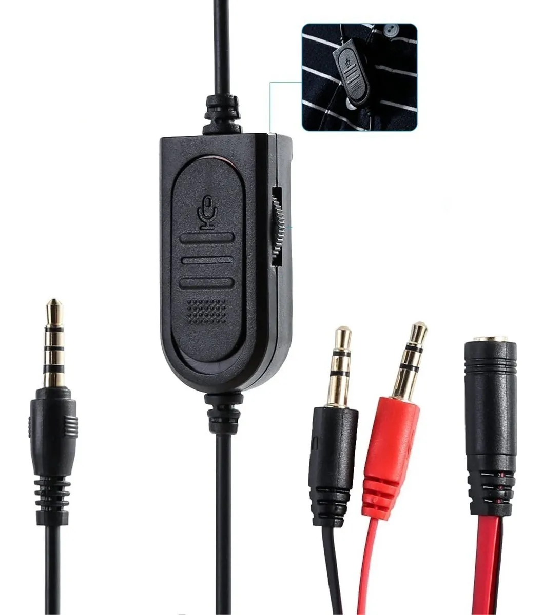 Fone de Ouvido Headset Gamer com Led (USB + P2) BM218 - B-Max