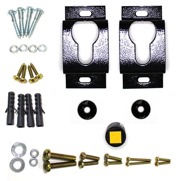 Suporte fixo p/ Tv de 10” a 100” pol. c/ kit de instalação completo para parede ou painel