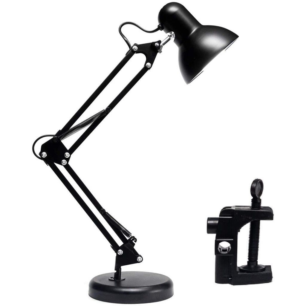 Luminária De Mesa Articulada Abajur Pixar Base Ou Garra