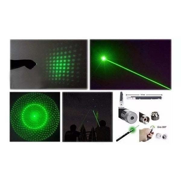 Caneta Laser Pointer Verde 5000mw Lt-404