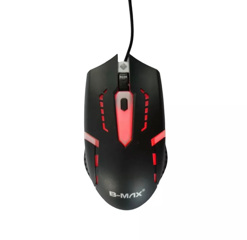 Mouse Gamer Usb Led RGB 3200 Dpi B-Max 612 Ótico