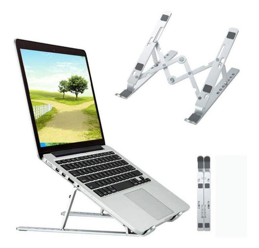 Base Suporte De Notebook Articulado Aluminio Dobrável Ergonomico