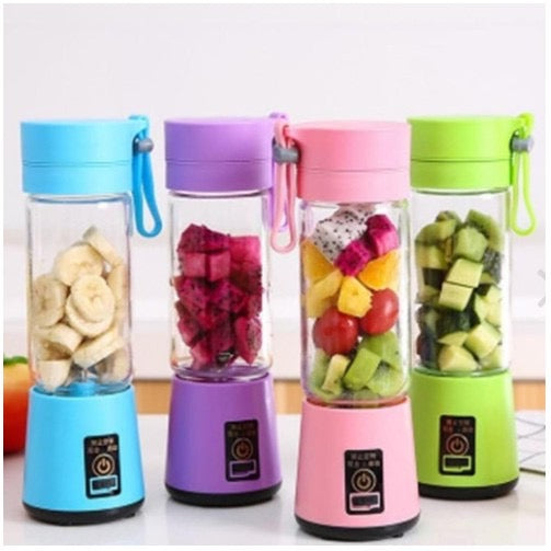 Mini Liquidificador Portátil Shake Take Juice Cup 6 Lâminas Recarregável