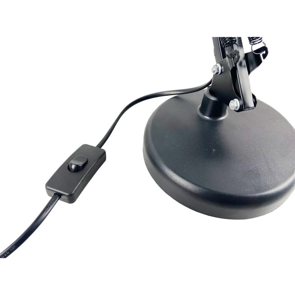 Luminária De Mesa Articulada Abajur Pixar Base Ou Garra