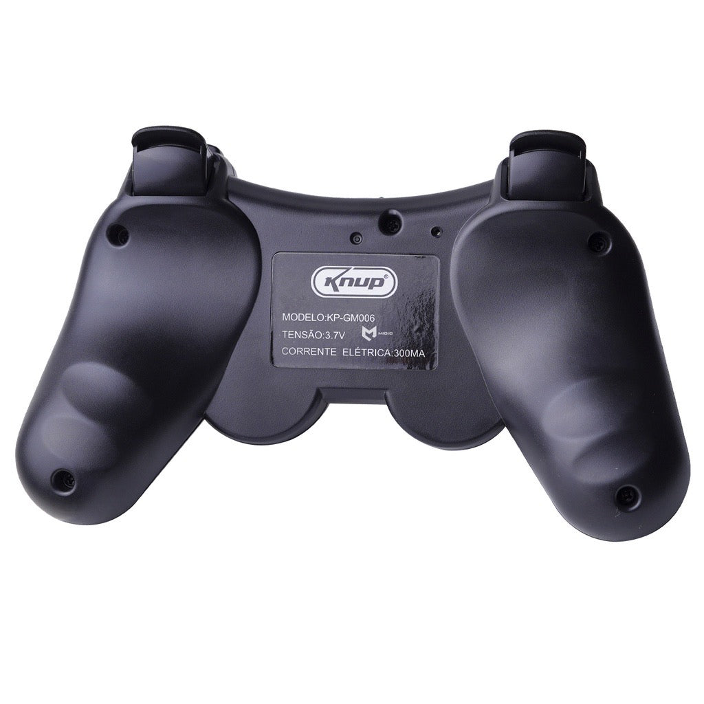 Controle Joystick sem Fio Recarregável para Ps3 e PC Knup - KP-GM006