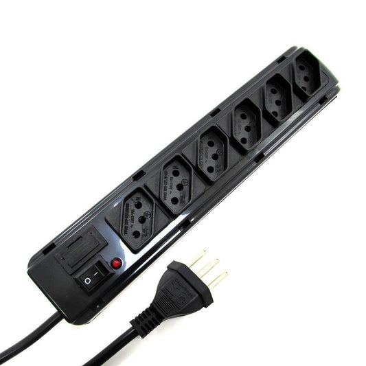 Filtro De Linha 6t 3a Bivolt Protetor Elétrico C/fusível Eletro Drap