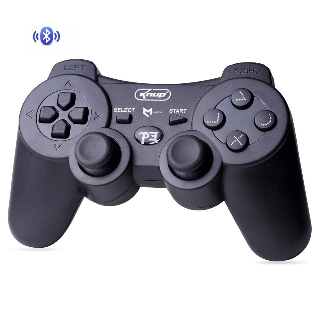 Controle Joystick sem Fio Recarregável para Ps3 e PC Knup - KP-GM006