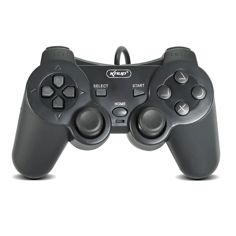 Controle Joystick Para PS2 Dualshock KP-GM014 Preto Knup