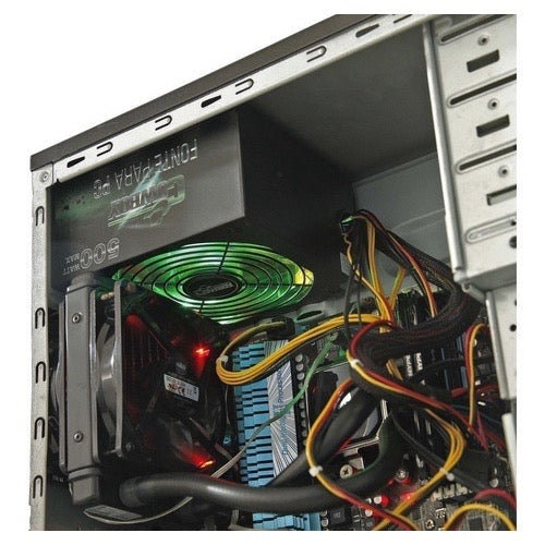Fonte Atx 500w Reais Gamer Silenciosa Para Pc Bivolt 24pinos kp534