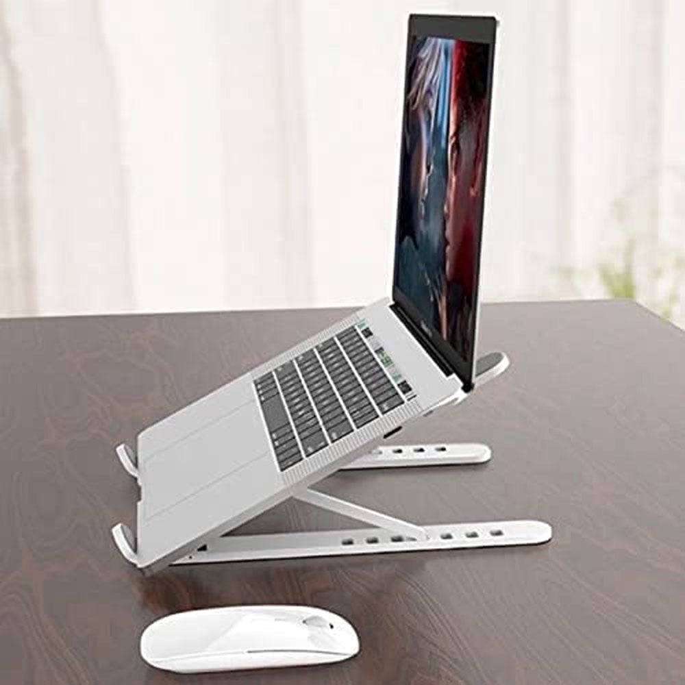 Base Suporte De Notebook Articulado Aluminio Dobrável Ergonomico